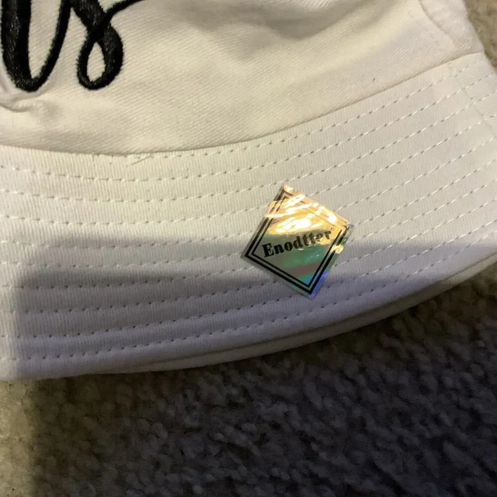 Mr. & Mrs. WHITE & Black Bucket Hats, SetOF 2 Bucket Hats, By Enodtter Brand NEW